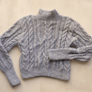 Zaruma Jersey de punto trenzado