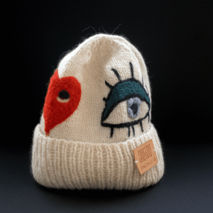 Gorro de lana de alpaca The Eye